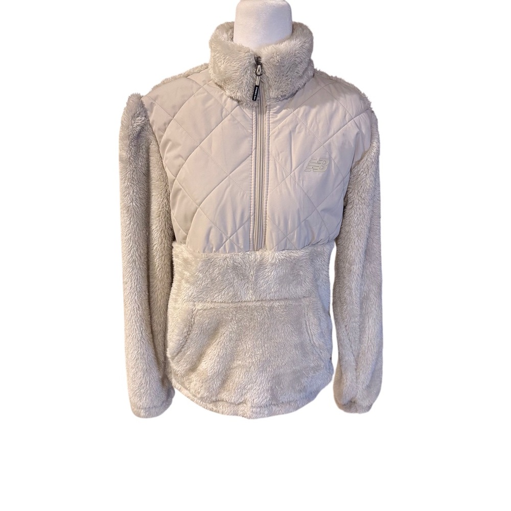 New Balance Puffer fleece quarter zip jacket. NWT